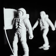 deux astronautes